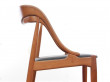 Mid-Century modern scandinavian set of 6 dining chairs in teak  by Niels O.Møller