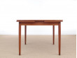 Mid-Century modern scandinavian square dining table. 4/6 seats.