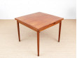 Mid-Century modern scandinavian square dining table. 4/6 seats.