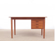 Mid-Century  modern scandinavian desk in teak