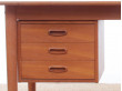 Mid-Century  modern scandinavian desk in teak