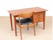 Mid-Century  modern scandinavian desk in teak