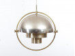 Mid century modern scandinavian brass pendant lamp model Multi-lite by  Louis Weisdorf