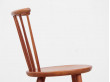 Paire de chaises scandinaves en teck massif