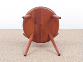 Mid-Century modern scandinavian pair of chairs in teak