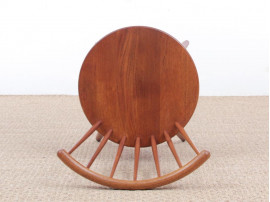 Mid-Century modern scandinavian pair of chairs in teak