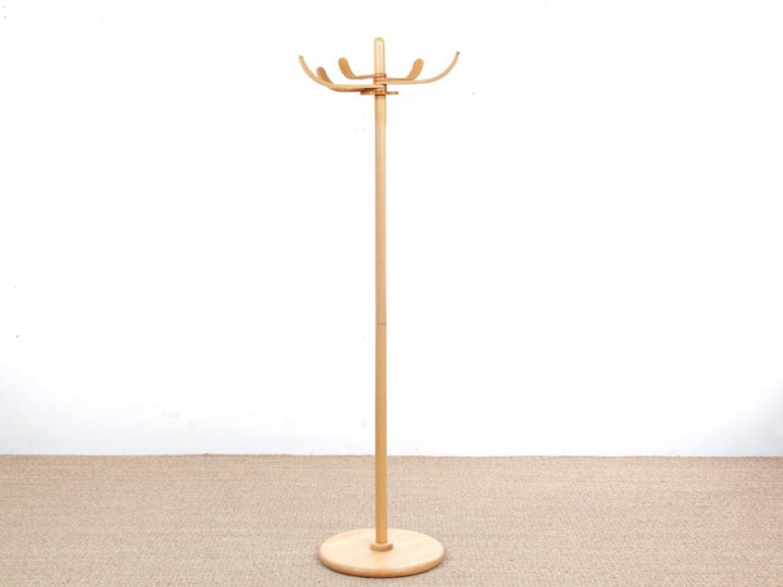 Mid-Century  modern scandinavian beech Coat Stand by Aksel Kjersgaard