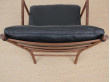 Mid-Century modern scandinavian Colonial arm chair in walnut by Ole Wanscher. New edition