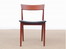 Mid-Century  modern scandinavian set of 5 chairs in teak by Harry Rosengren Hansen