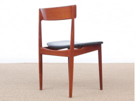 Mid-Century  modern scandinavian set of 5 chairs in teak by Harry Rosengren Hansen