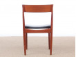 Mid-Century  modern scandinavian set of 5 chairs in teak by Harry Rosengren Hansen