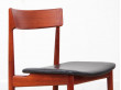 Mid-Century  modern scandinavian set of 5 chairs in teak by Harry Rosengren Hansen