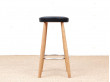 Tabouret de bar scandinave modèle  CH 58 hauteur 68 cm. Edition neuve. 