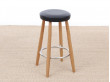 Mid-Century Modern bar stool CH 56, 76 cm by Hans Wegner. New edition.