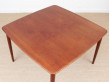 Mid-Century Modern danish extendable dining table in teak, 4/10 seats