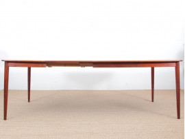 Mid-Century Modern danish extendable dining table in teak, 4/10 seats