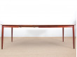 Mid-Century Modern danish extendable dining table in teak, 4/10 seats