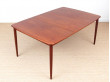 Mid-Century Modern danish extendable dining table in teak, 4/10 seats