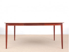 Mid-Century Modern danish extendable dining table in teak, 4/10 seats