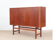 Mid-Century modern scandinavian hight cabinet in teak model President by Hans Wegner for Ry Møbler