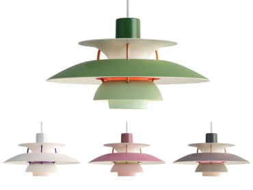 suspension scandinave PH 5 Green, Classic, Rose ou Grey. Edition neuve