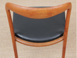 Mid-Century  modern scandinavian set of 10 chairs  in teak