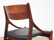 Set of 4 scandinavian chairs in rosewood by  H. Vestervig Eriksen