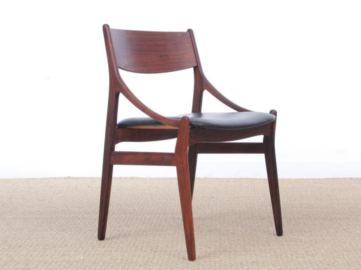 Set of 4 scandinavian chairs in rosewood by  H. Vestervig Eriksen