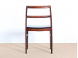 Mid-Century  modern scandinavian set of 6 chairs by Arne Vodder model 430 in rosewood