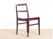 Mid-Century  modern scandinavian set of 6 chairs by Arne Vodder model 430 in rosewood