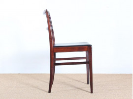 Mid-Century  modern scandinavian set of 6 chairs by Arne Vodder model 430 in rosewood