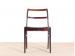 Mid-Century  modern scandinavian set of 6 chairs by Arne Vodder model 430 in rosewood