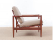 Mid century modern pair of armchair in teak