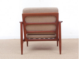 Mid century modern pair of armchair in teak