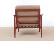 Mid century modern pair of armchair in teak