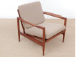 Mid century modern pair of armchair in teak