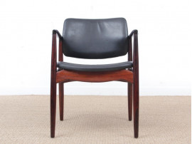 Mid-Century Modern Danish  desk chair in Rio rosewood model 66 by Erik Buck