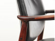 Mid-Century Modern Danish  desk chair in Rio rosewood model 66 by Erik Buck