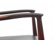 Mid-Century Modern Danish  desk chair in Rio rosewood model 66 by Erik Buck