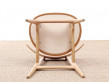 Mid-Century Modern CH 33 chair foamed seat by Hans Wegner. New product. 
