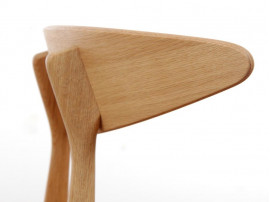 Mid-Century Modern CH 33 chair foamed seat by Hans Wegner. New product. 