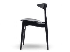 Mid-Century Modern CH 33 chair lacquered by Hans Wegner. New product. 