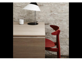 Mid-Century Modern CH 33 chair lacquered by Hans Wegner. New product. 