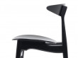 Mid-Century Modern CH 33 chair lacquered by Hans Wegner. New product. 