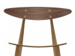 Mid-Century Modern CH 33 chair lacquered by Hans Wegner. New product. 