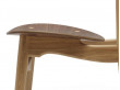 Mid-Century Modern CH 33 chair lacquered by Hans Wegner. New product. 