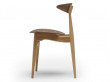 Mid-Century Modern CH 33 chair lacquered by Hans Wegner. New product. 