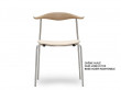 Mid-Century Modern CH 88P foamed seat chair by Hans Wegner. New product.