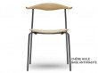 Mid-Century Modern CH 88T wood seat chair by Hans Wegner. New product.