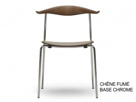 Chaise scandinave modèle CH 88T assise bois. Edition neuve. 